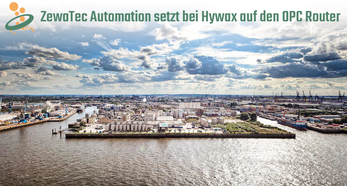 ZewaTec Automation setzt bei Hywax Industrie 4.0 mit dem OPC Router um