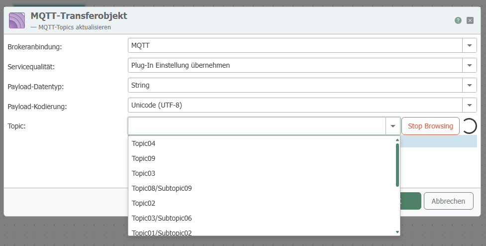 MQTT Topic Browsing